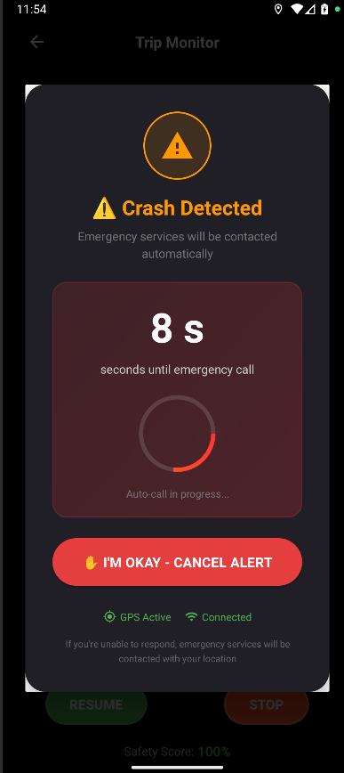 Emergency SOS Confirmation